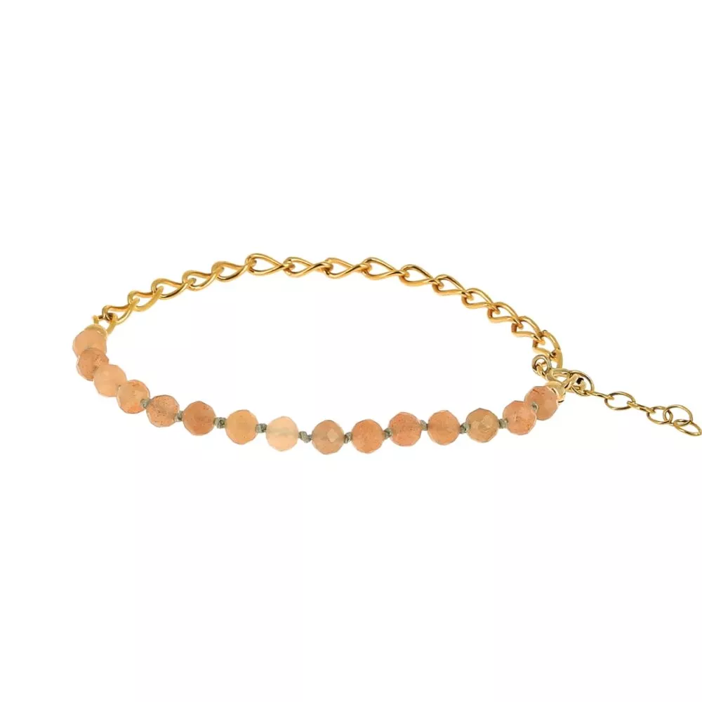 Timeless - Bracelet * Marie | Pierre de lune orange